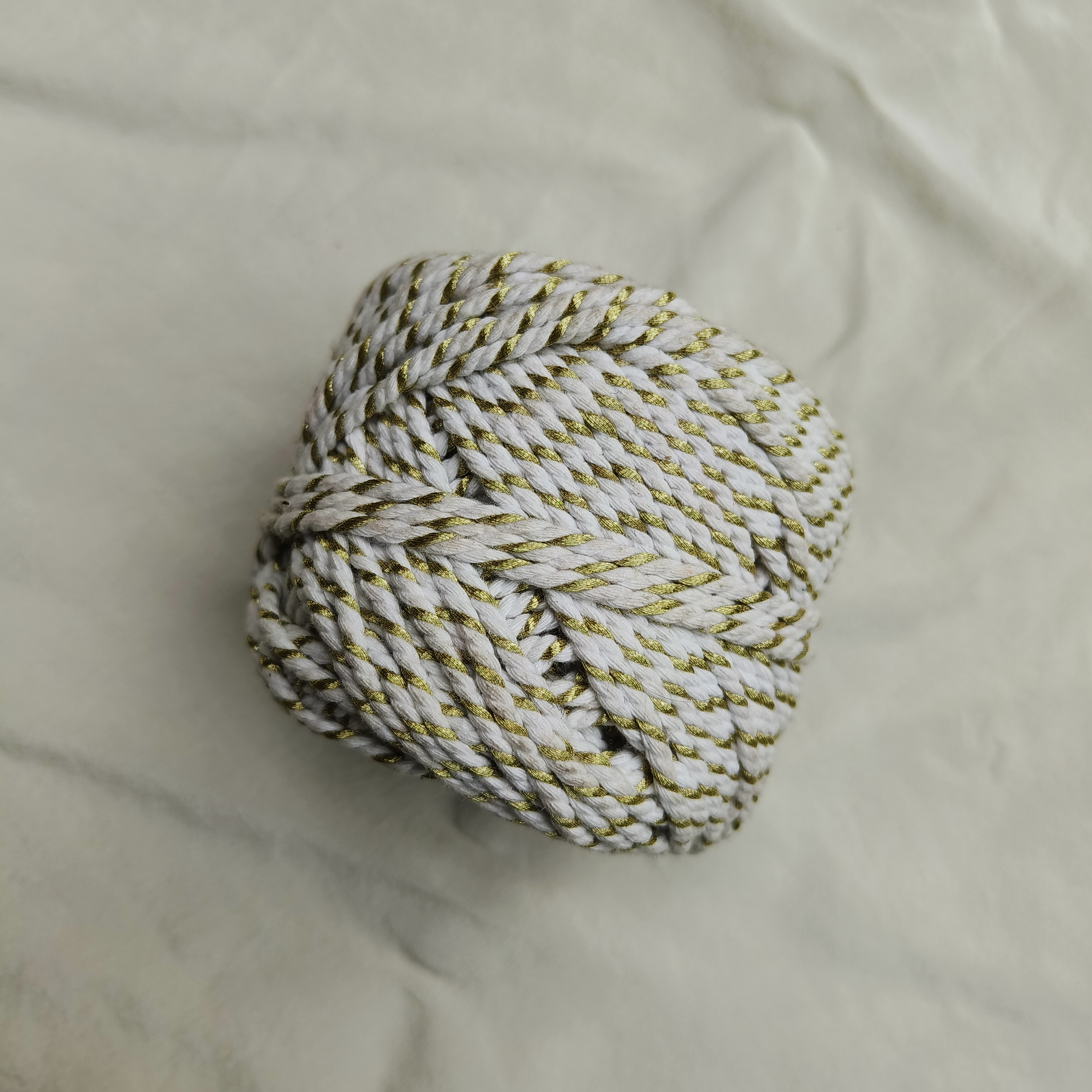 Lurex Twisted Cotton Macrame 2 mm Cord