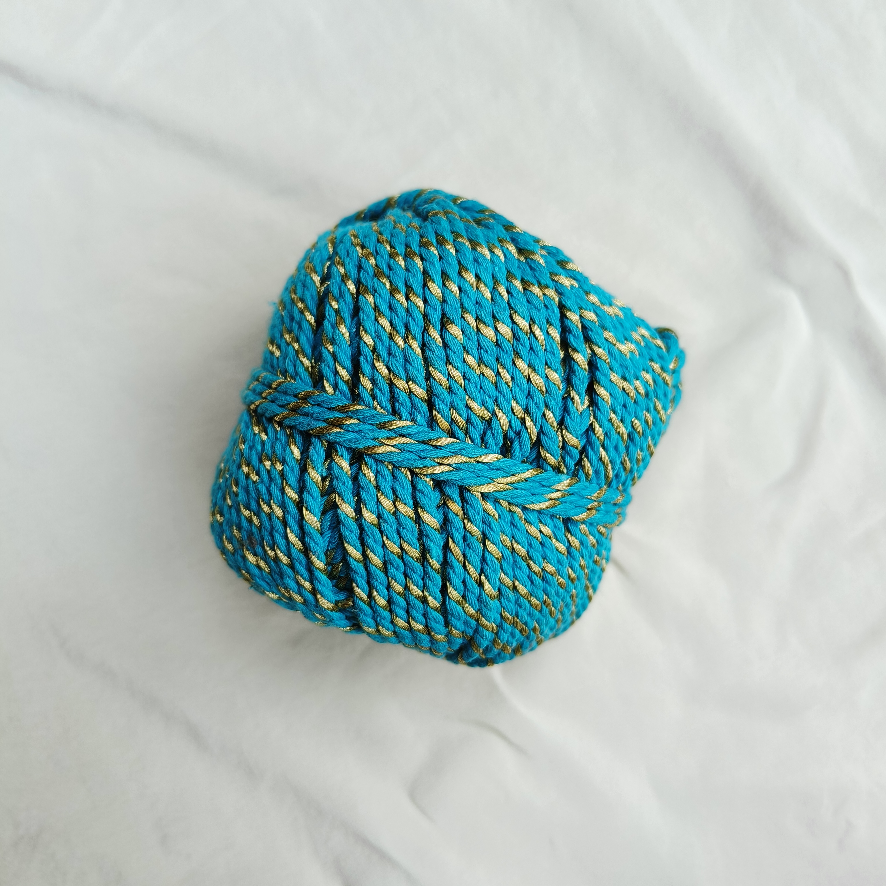 Lurex Twisted Cotton Macrame 2 mm Cord