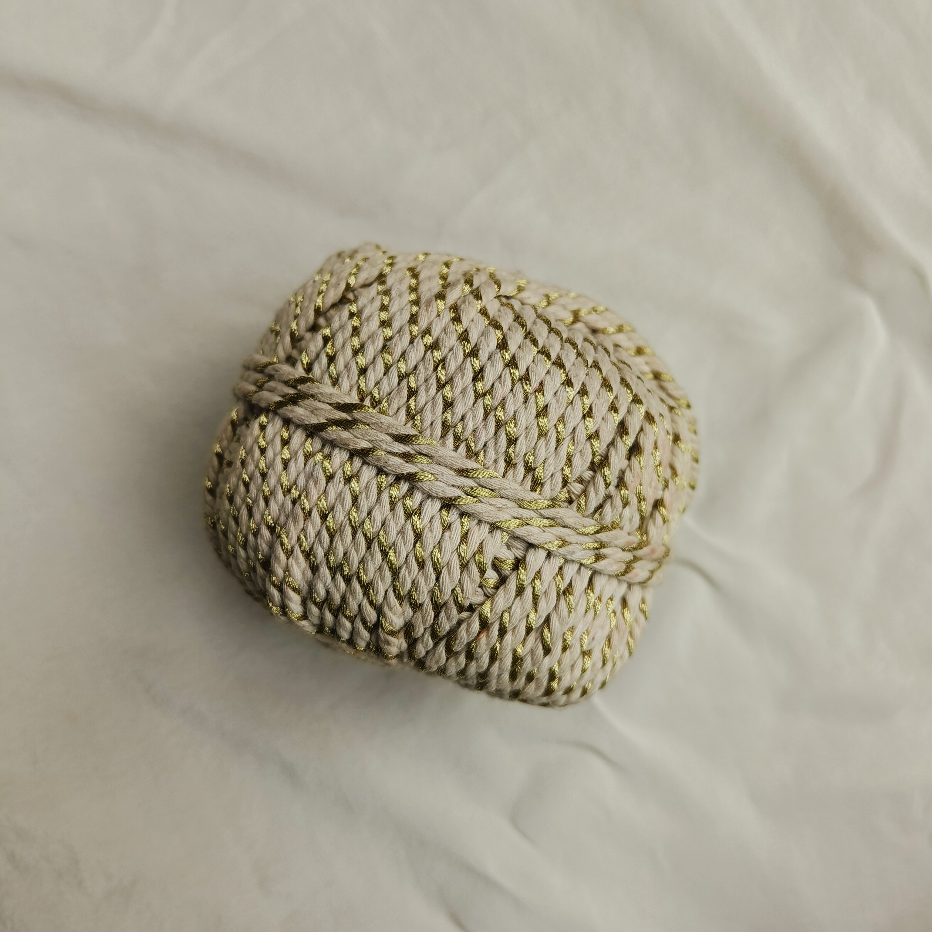 Lurex Twisted Cotton Macrame 2 mm Cord