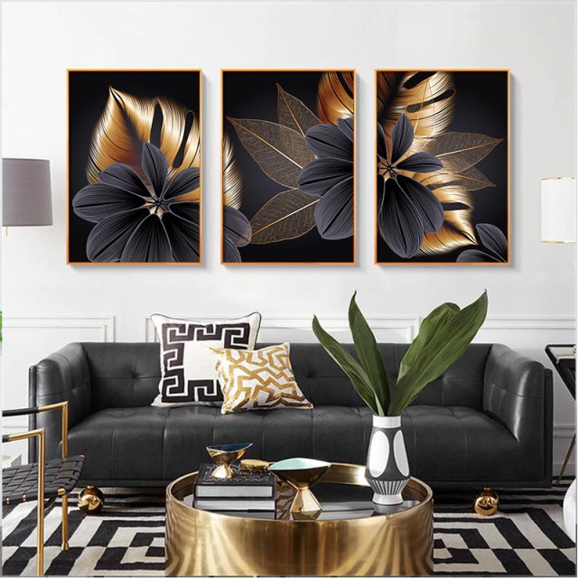 Modern Floral Wall Art Set