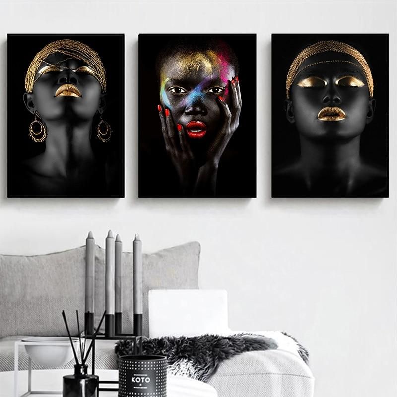 Modern African Art Canvas Prints