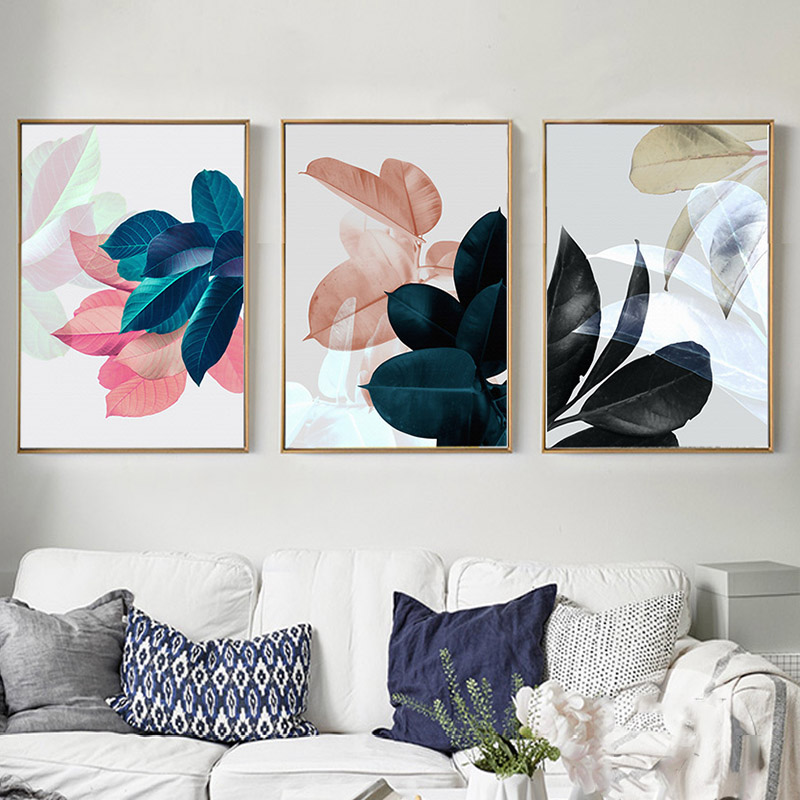 Modern Botanical Wall Art Set