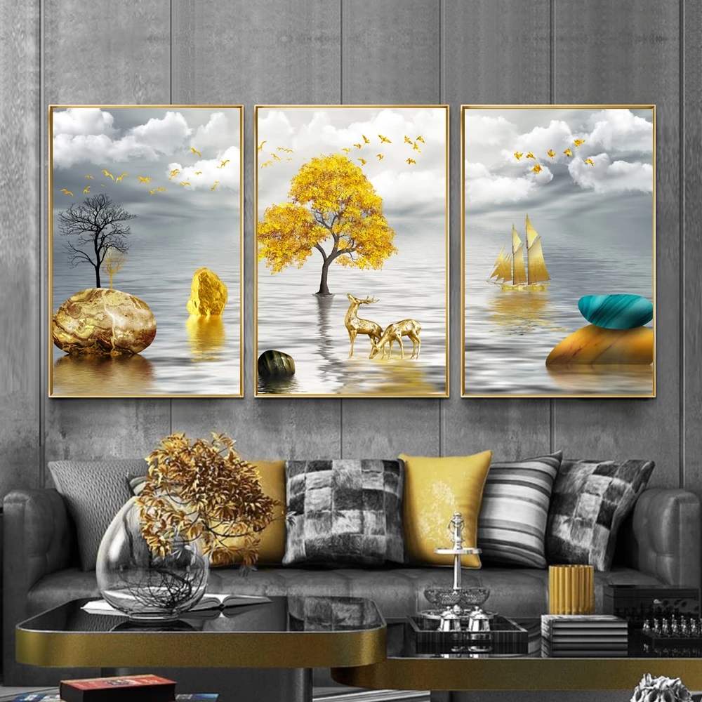Modern Abstract Wall Art Set
