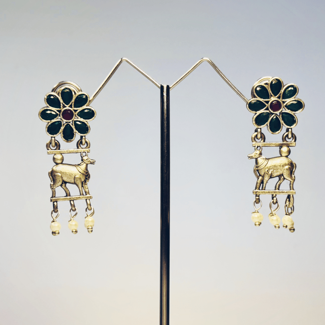 Nandi Varnam Earrings