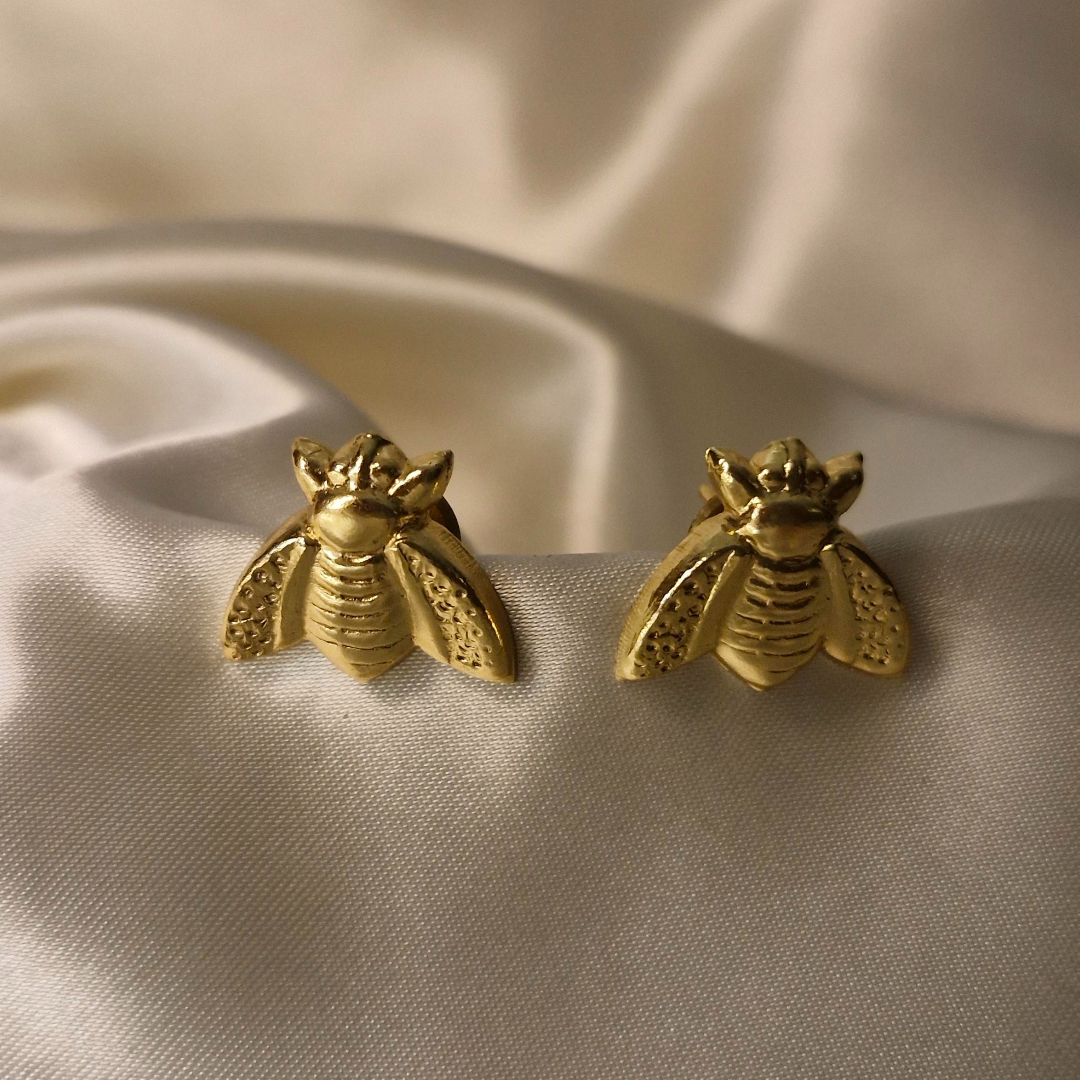 Queen Bee Brass Studs