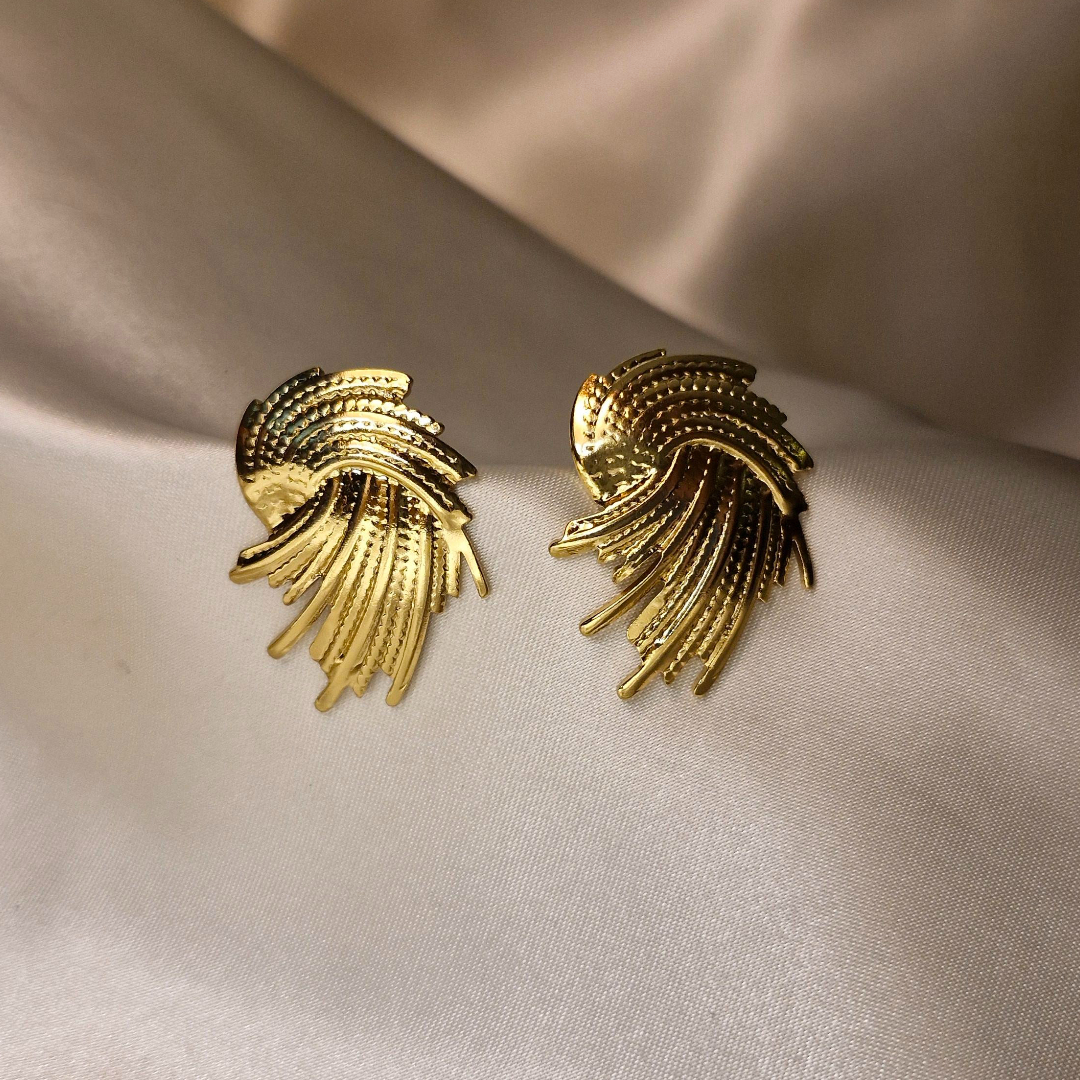 Golden Whirlwind Studs