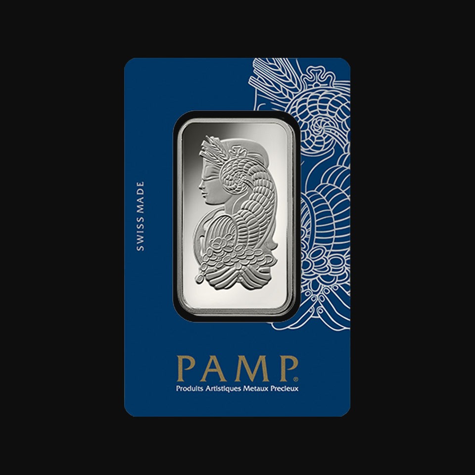 Lingotes de Plata Pamp Suisse 