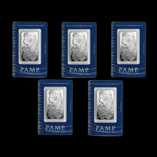 Lingotes de Plata Pamp Suisse 