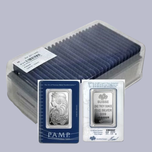 Lingotes de Plata Pamp Suisse