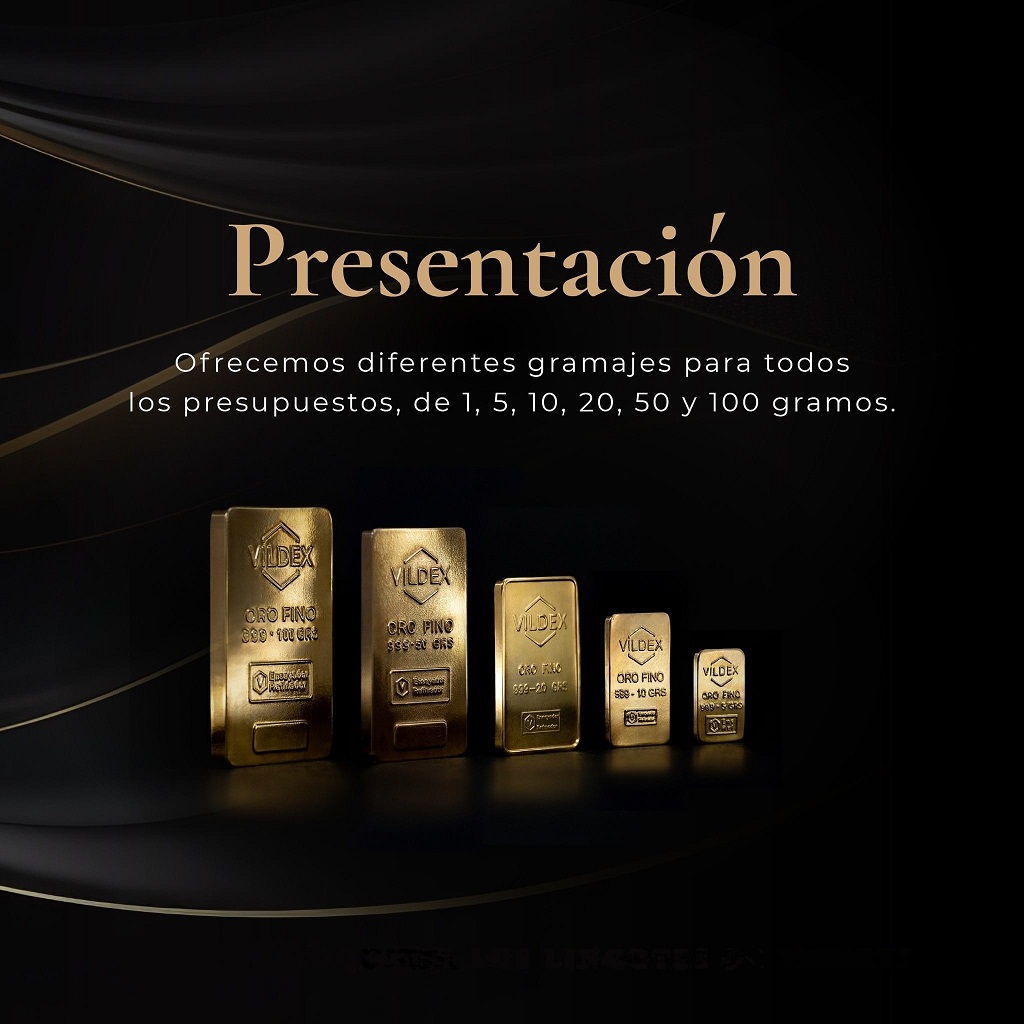 Lingotes de Oro Puro 5 Grs