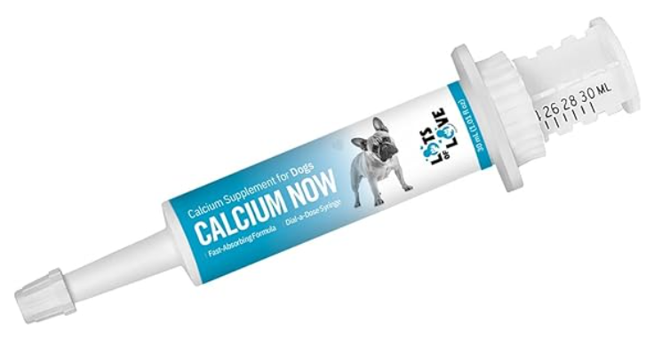 Calcium Now Dog Supplement Syringe