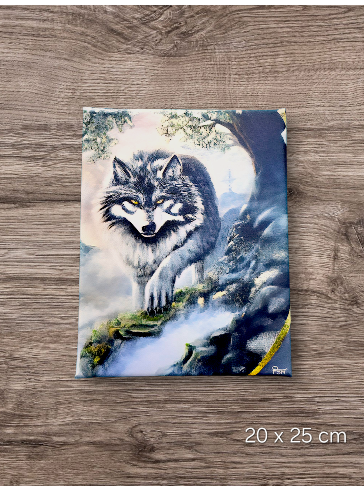 Canvas Print "The Silver Guardian" – Studio Special (20x25 cm) #1