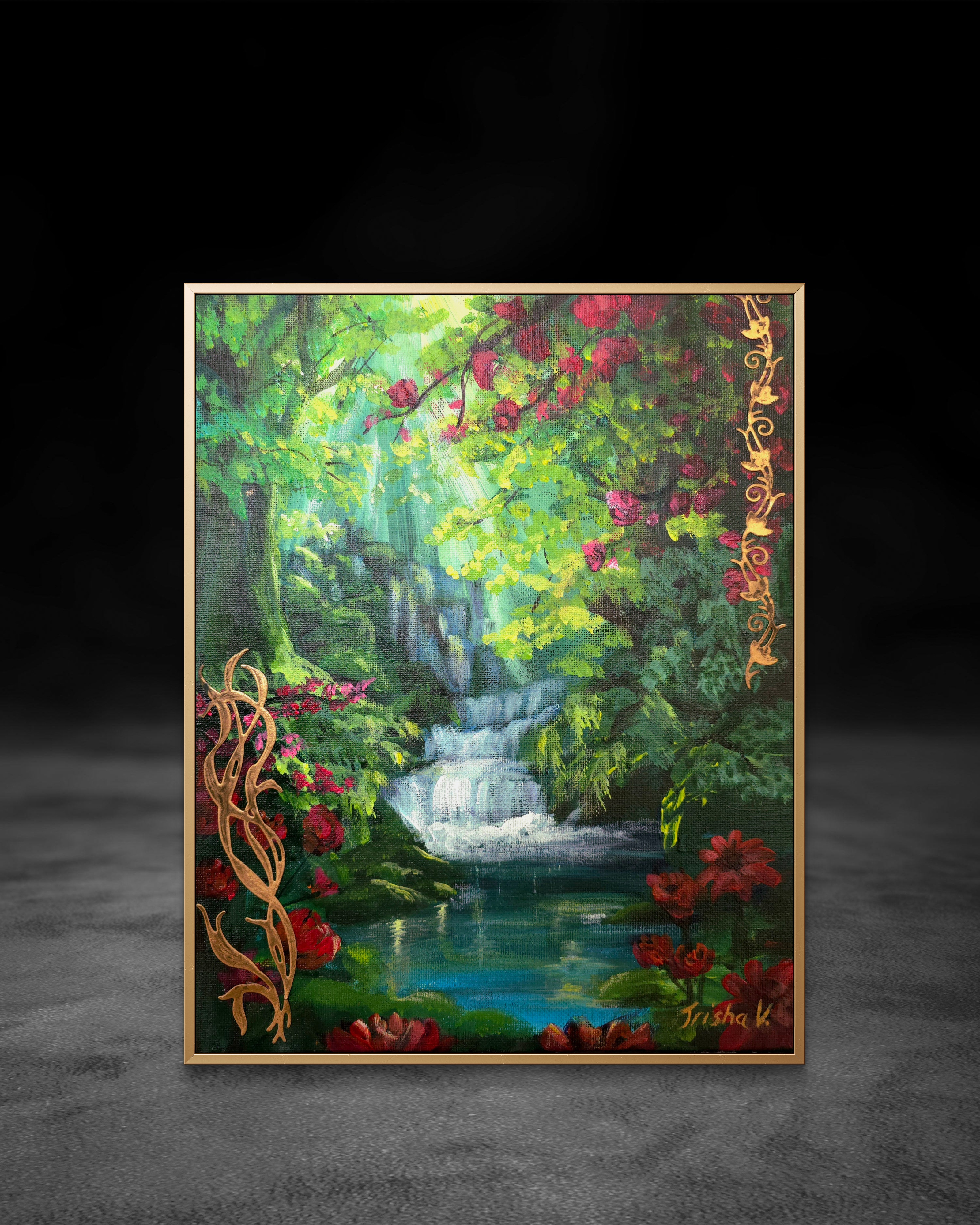 The forest of forgotten dreams | Light wood frame