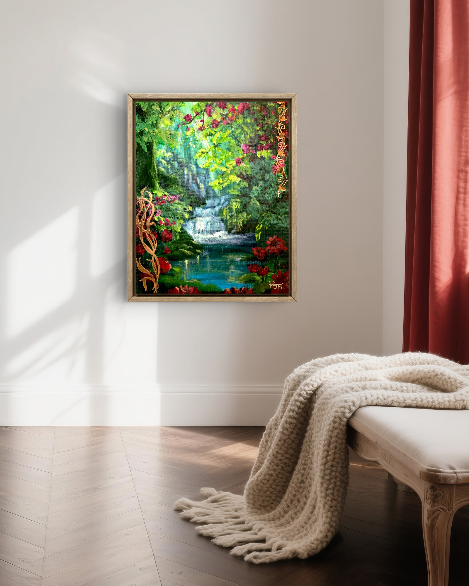 The forest of forgotten dreams | Light wood frame