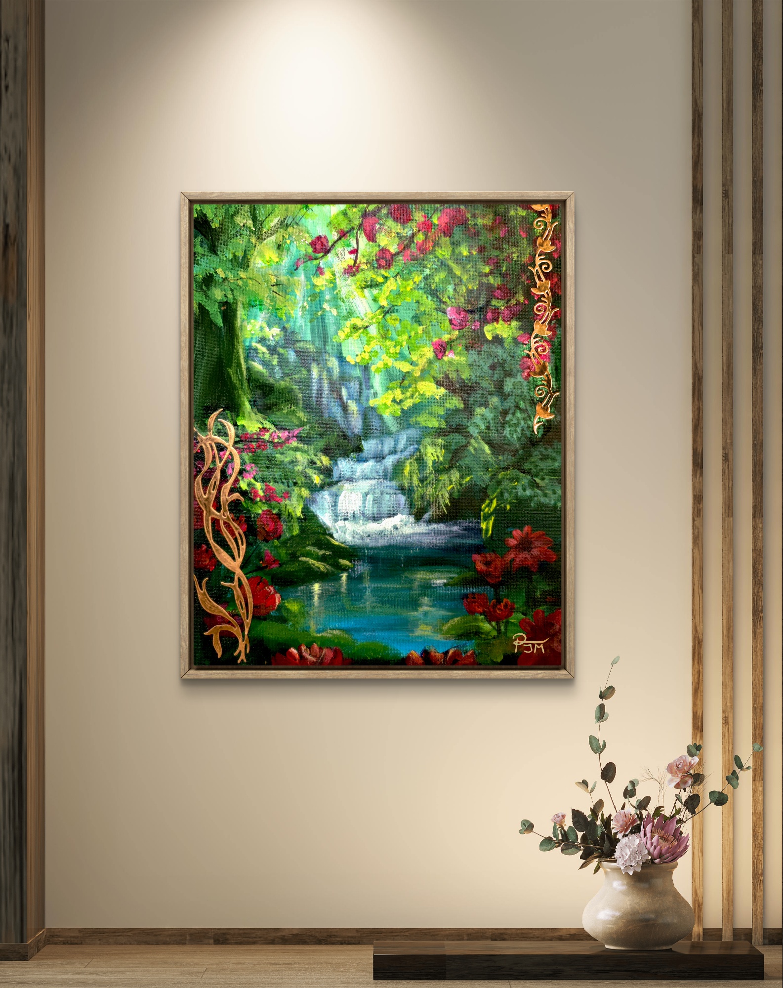 The forest of forgotten dreams | Light wood frame
