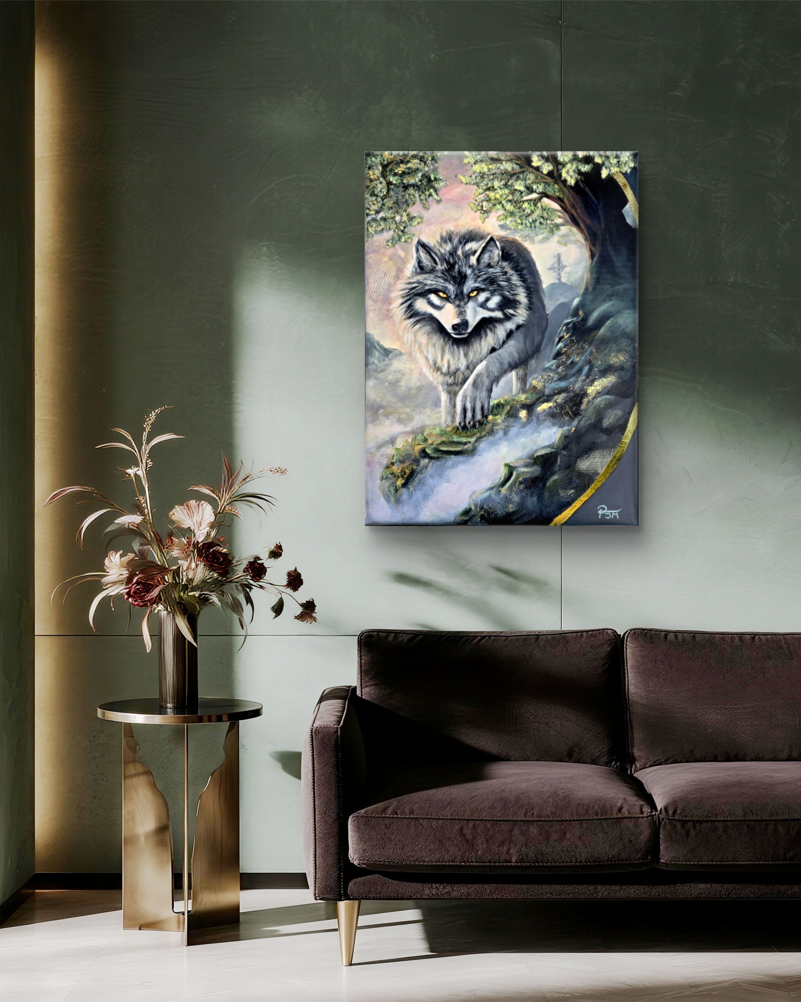 The Silver Guardian | unframed canvas