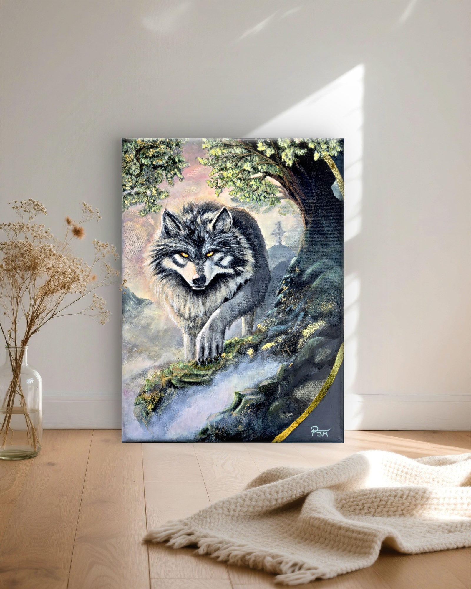 The Silver Guardian | unframed canvas