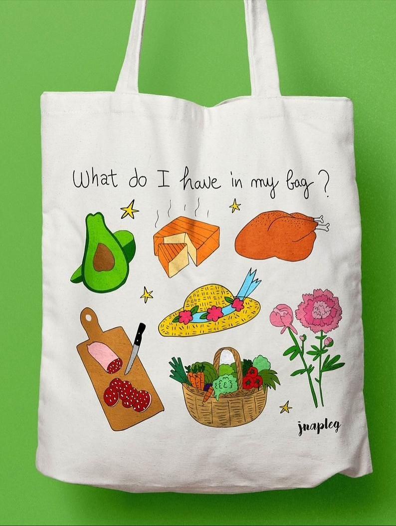 TOTE BAG - ¿Que hay en mi bolso?