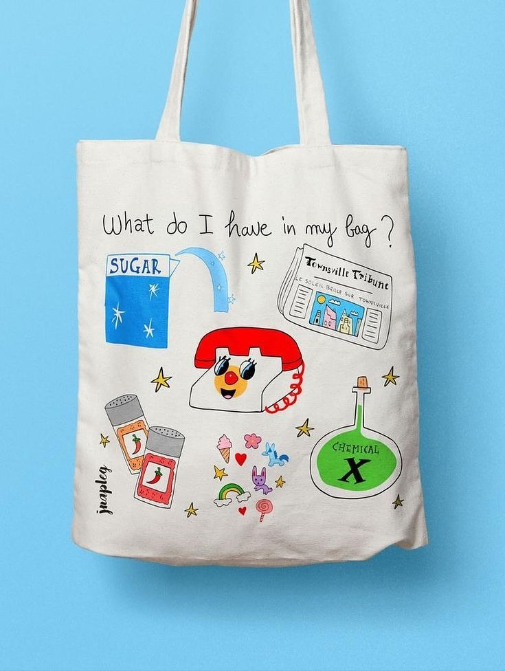 TOTE BAG - ¿Que hay en mi bolso?