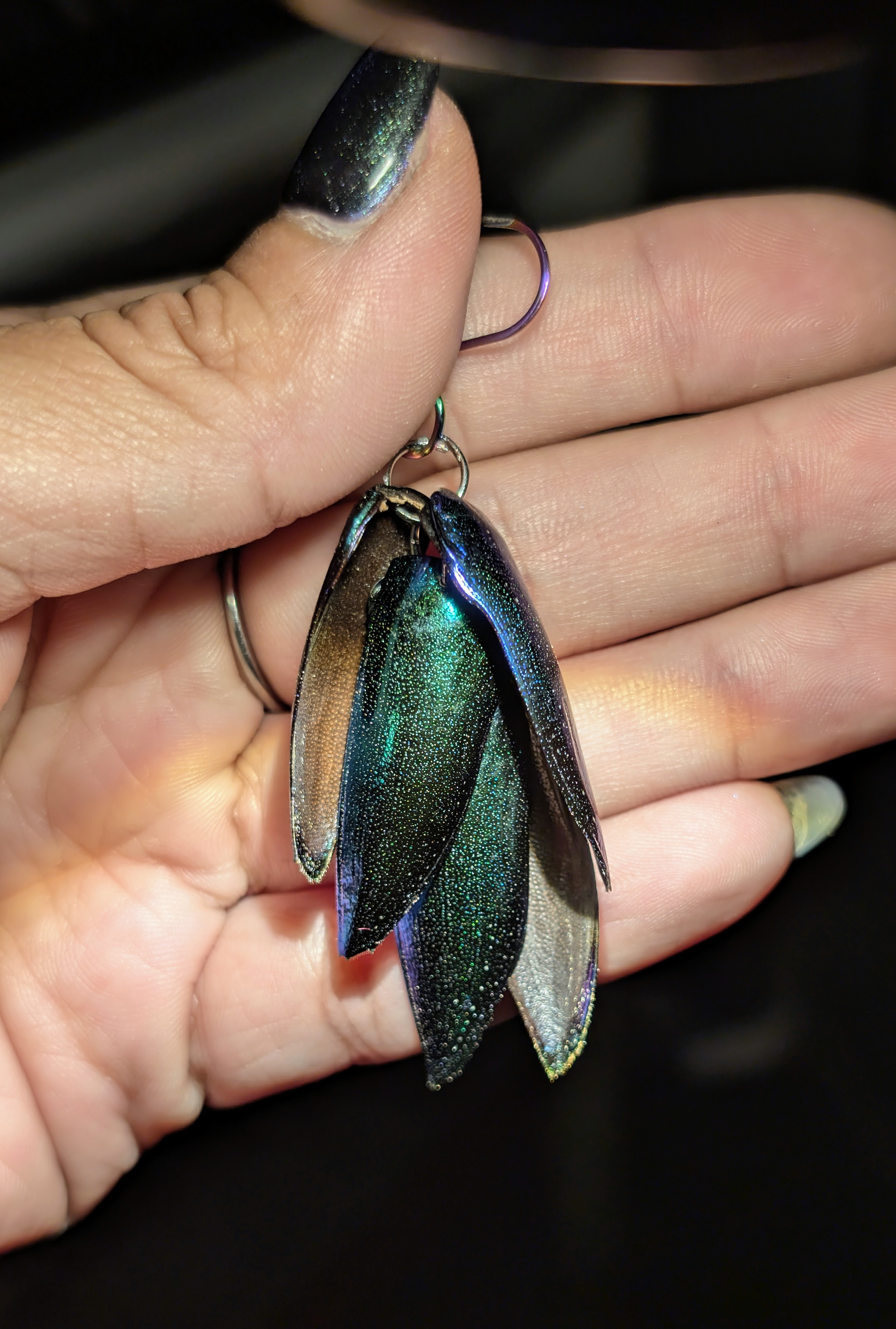 Jewel Beetle Earrings