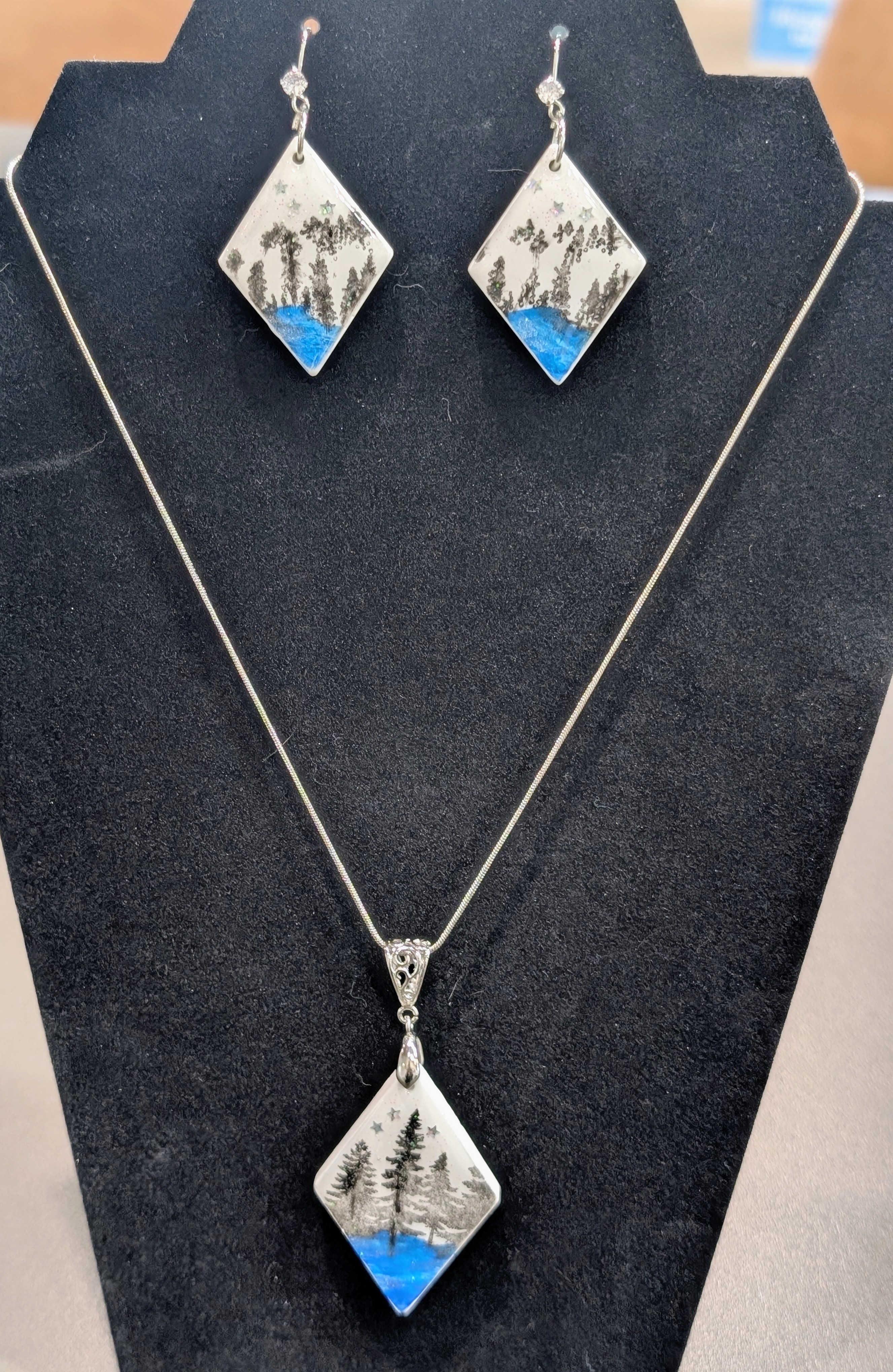 Forest Tree Jewelry Set