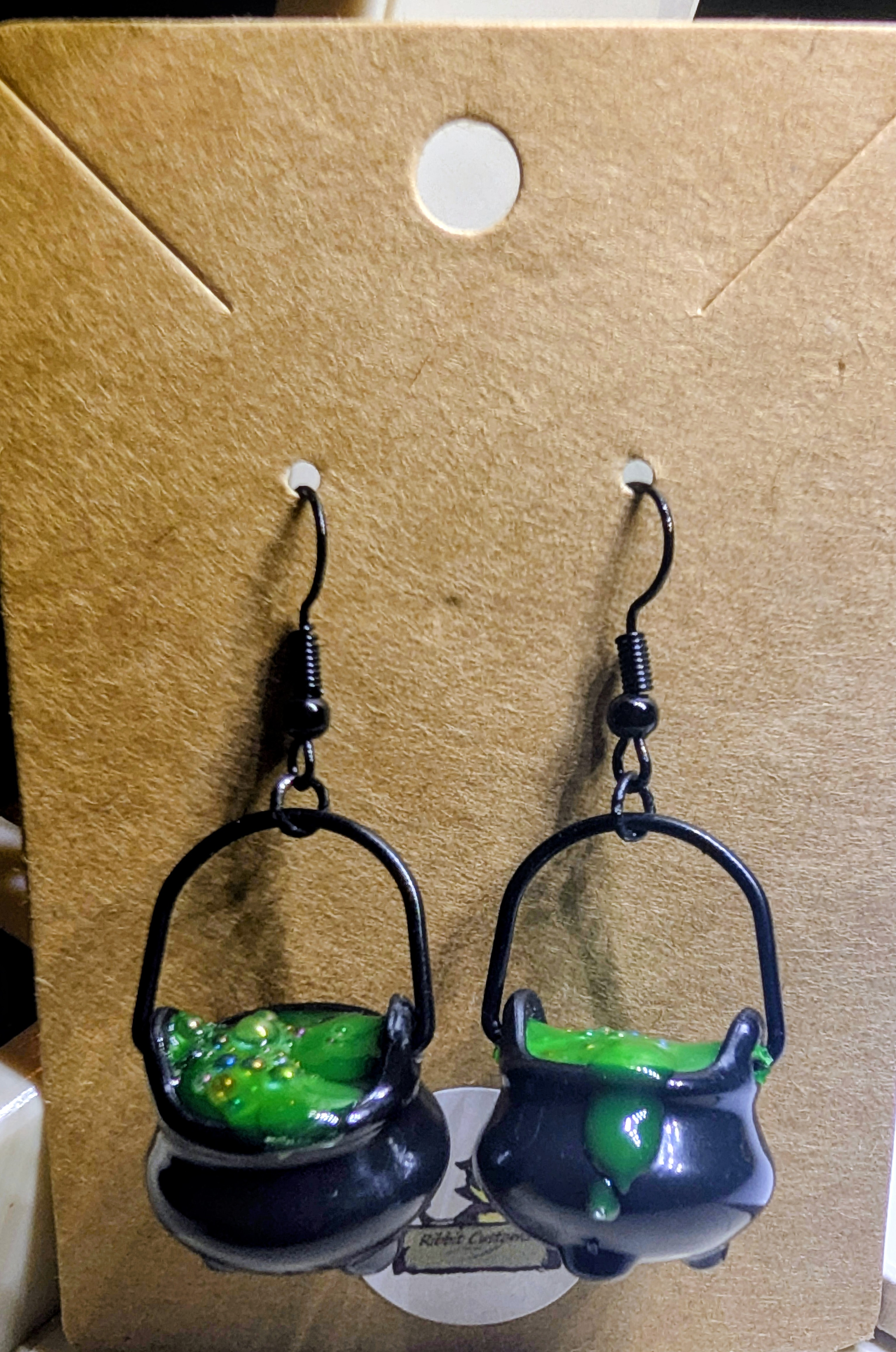Witch's Cauldron Earrings 