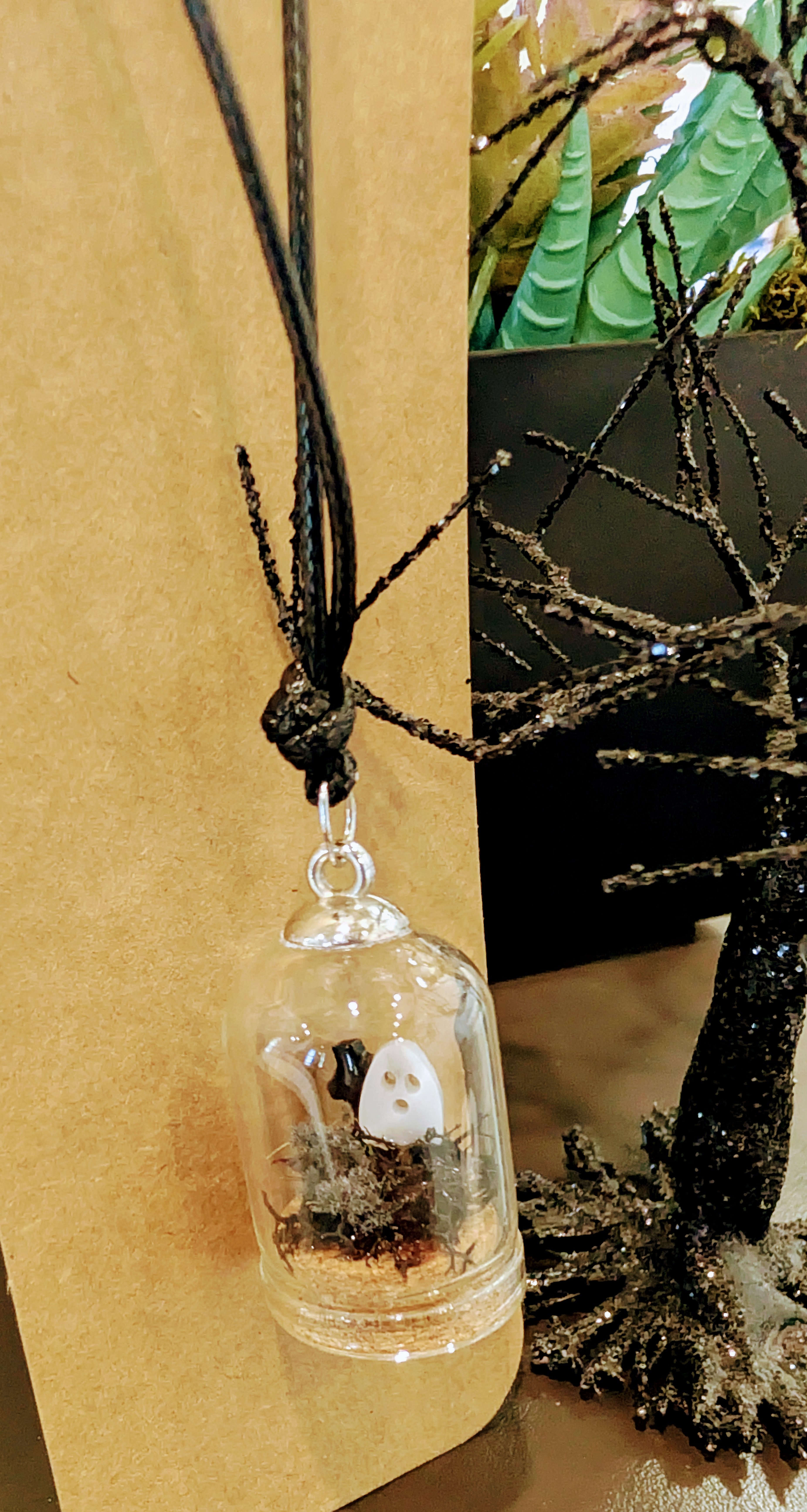 Gothic Terrarium Pendant