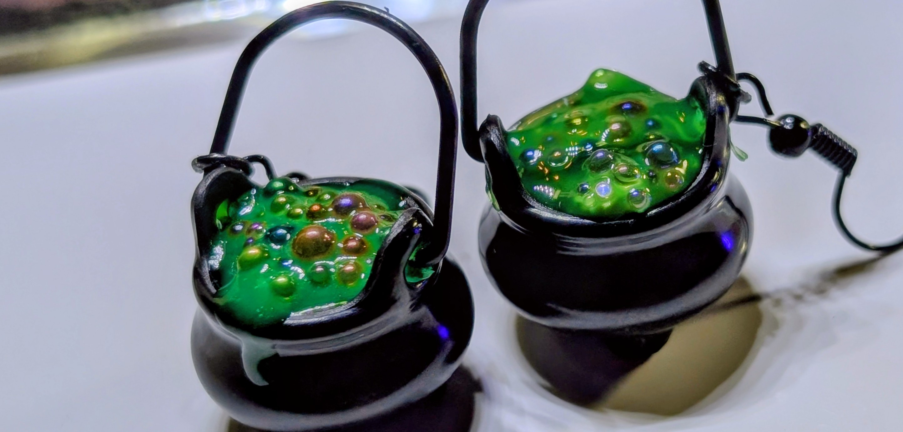 Witch's Cauldron Earrings 