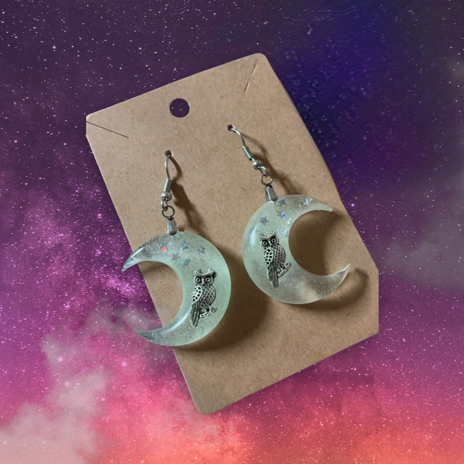 Night Owl Glow-in-the-dark earrings