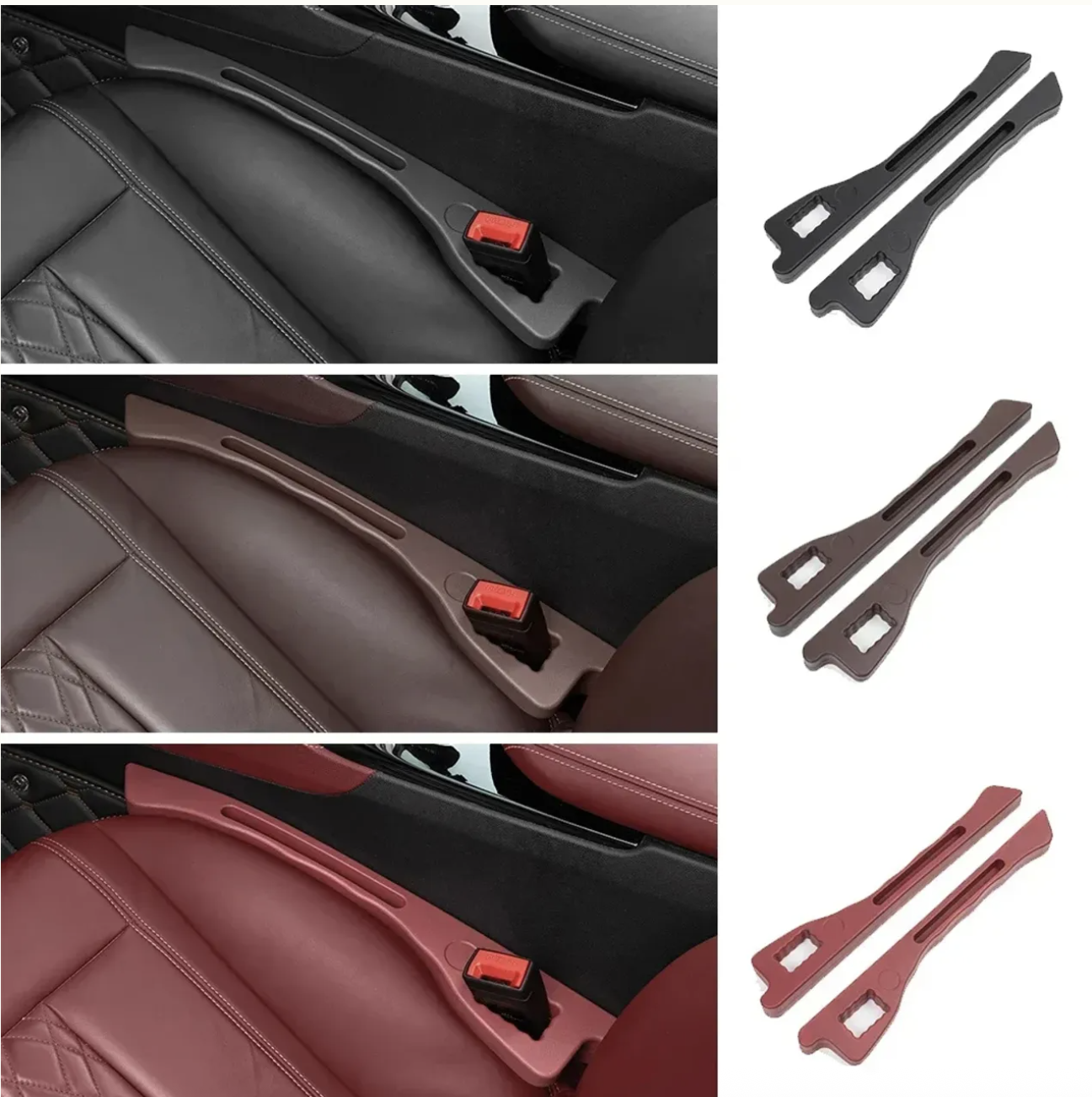 Car Seat Gap Filler Side Seam Plug Strip Leak-proof Filling Strip Car Seat Gap Interior Universal Decoration Supplies 2PCS - 688c91fe03d6f92d6b6b0c1c-688c91fe03d6f92d6b6b0c5a