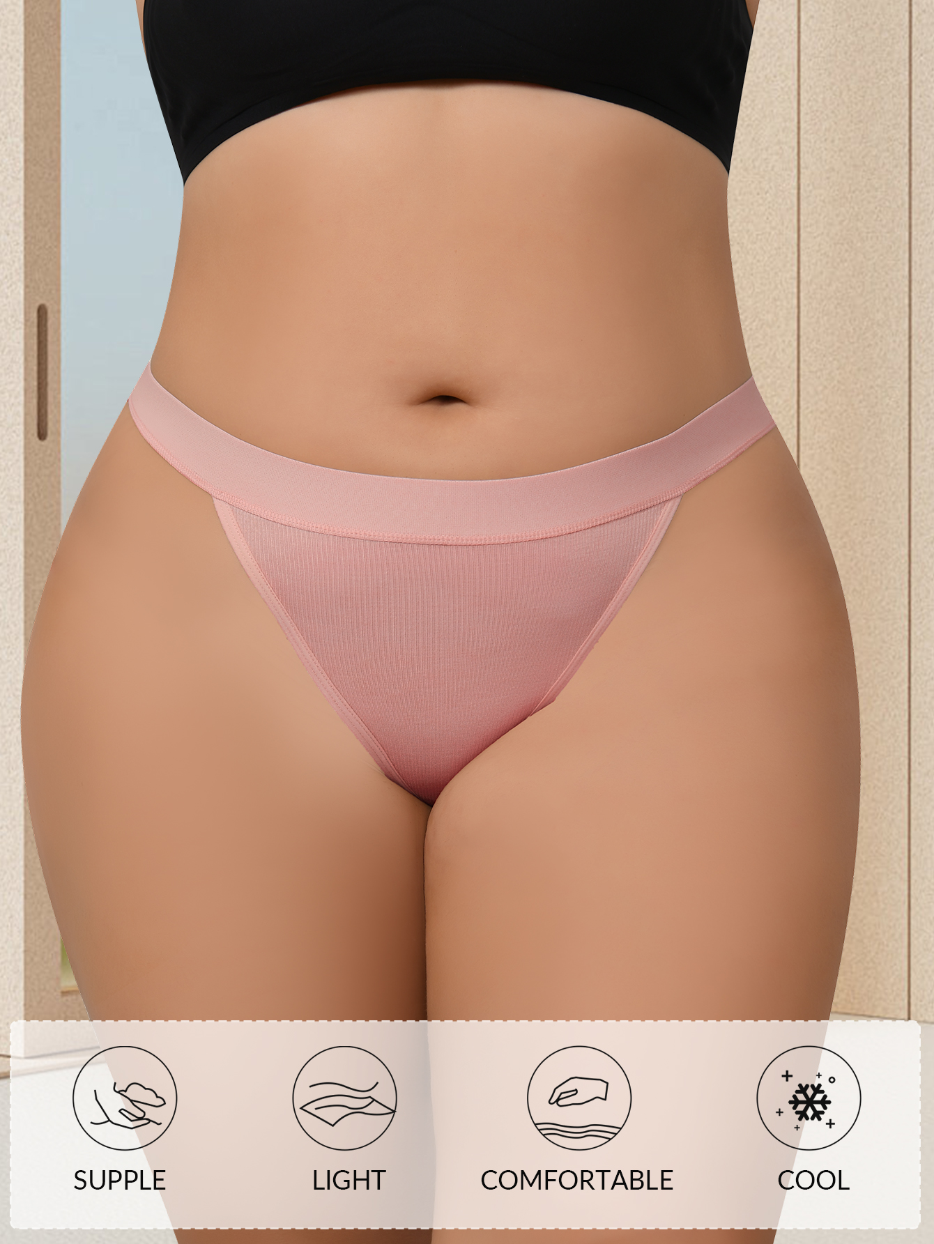 PLUS SIZE THONG WAISTBAND 669