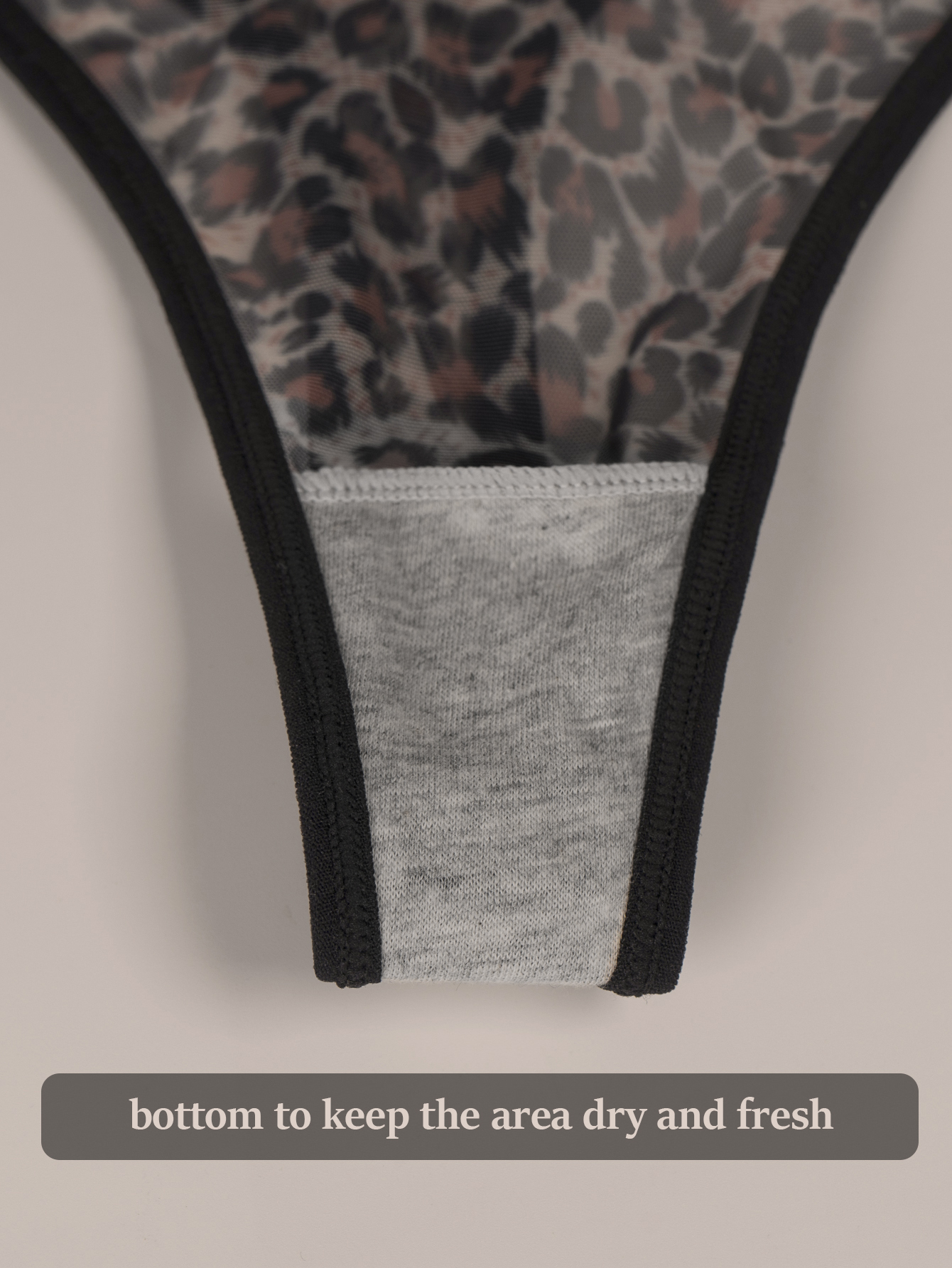 Leopard Print Thong 801-A