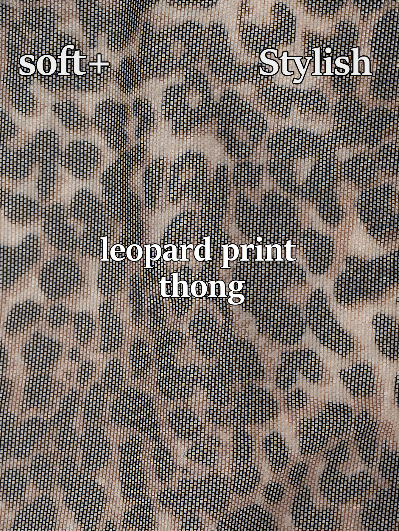 Leopard Print Thong 801-B