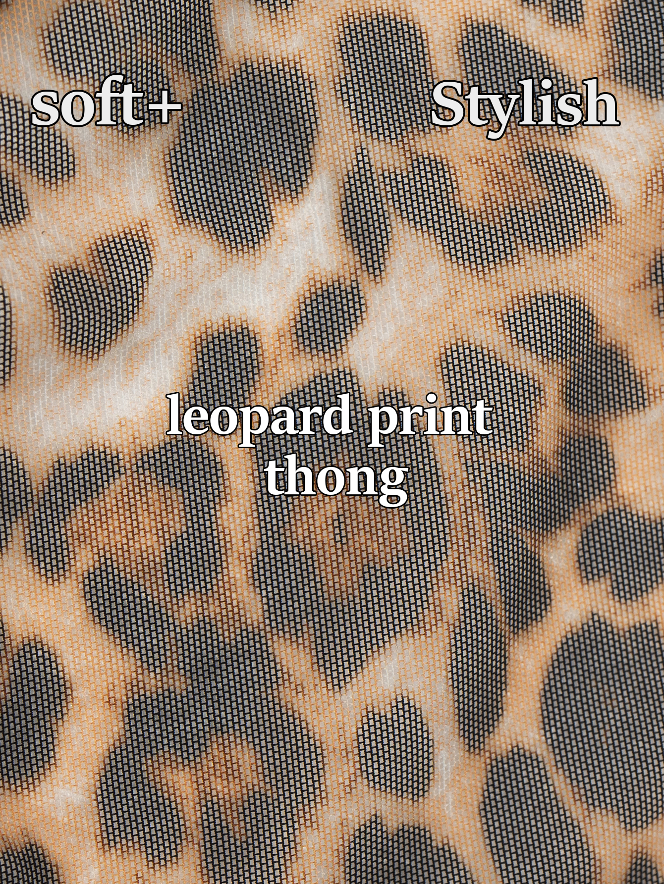 Leopard Print Thong 801-C