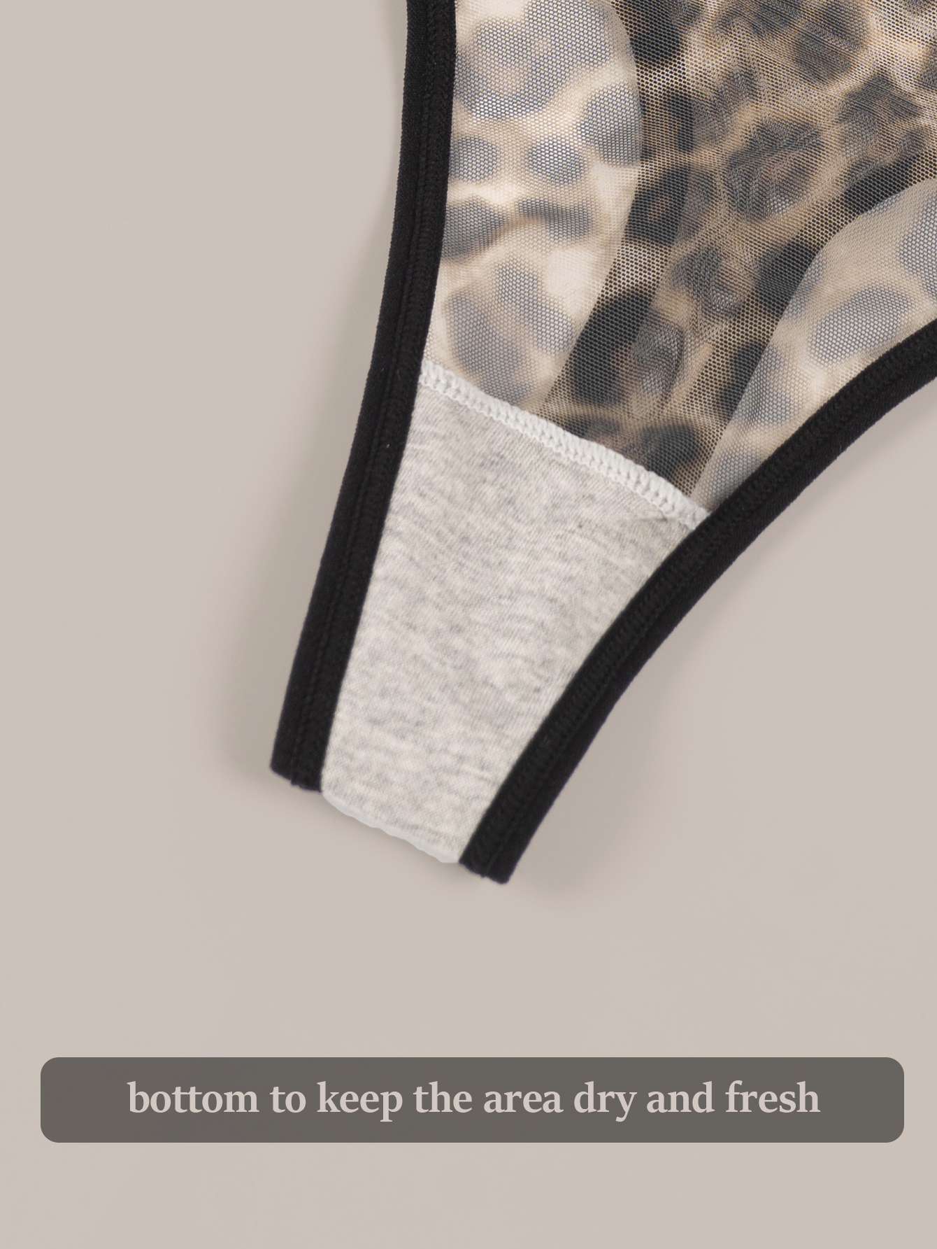 Leopard Print Thong 801-D