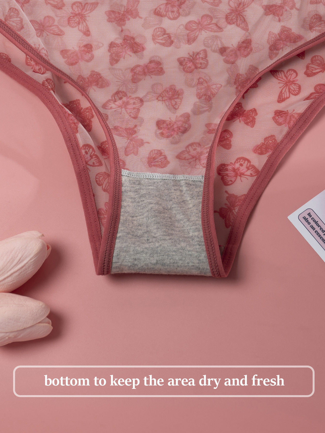 Butterfly Patterned Women's Underwear 804-B