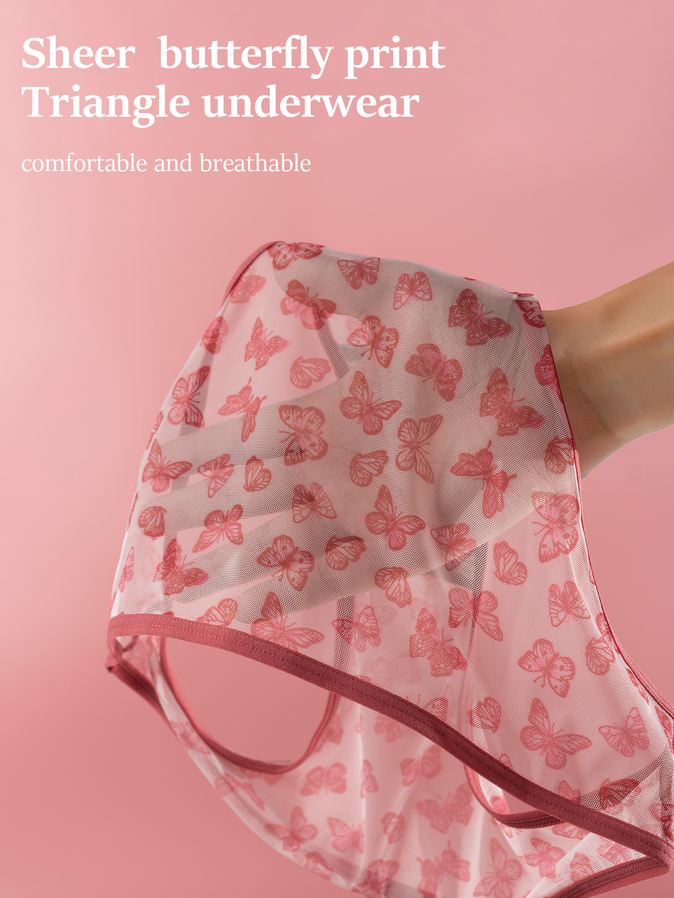 Butterfly Patterned Women's Underwear 804-B