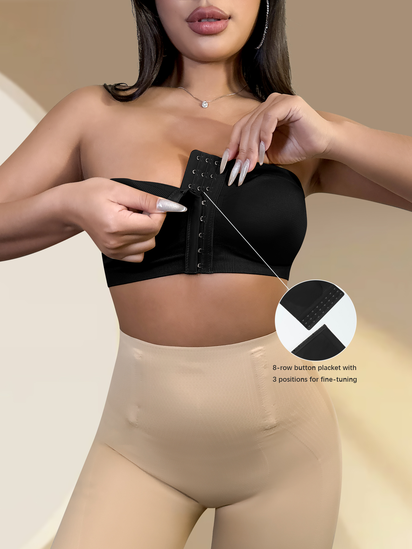Adjustable Strapless Bra HY813
