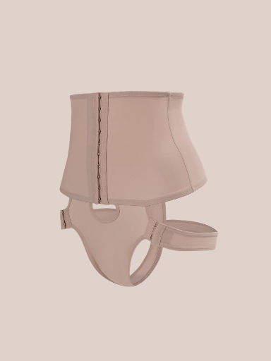 Hight-Waist Buckle Thong 8858