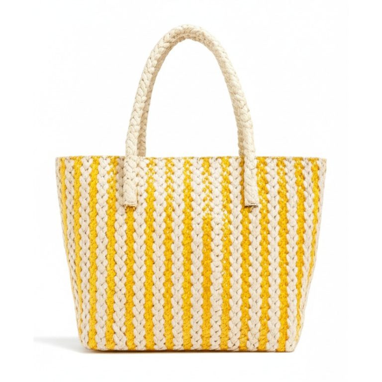 Woven Straw Tote Bag
