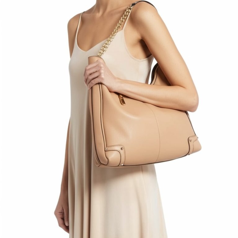 Tan Leather Shoulder Bag