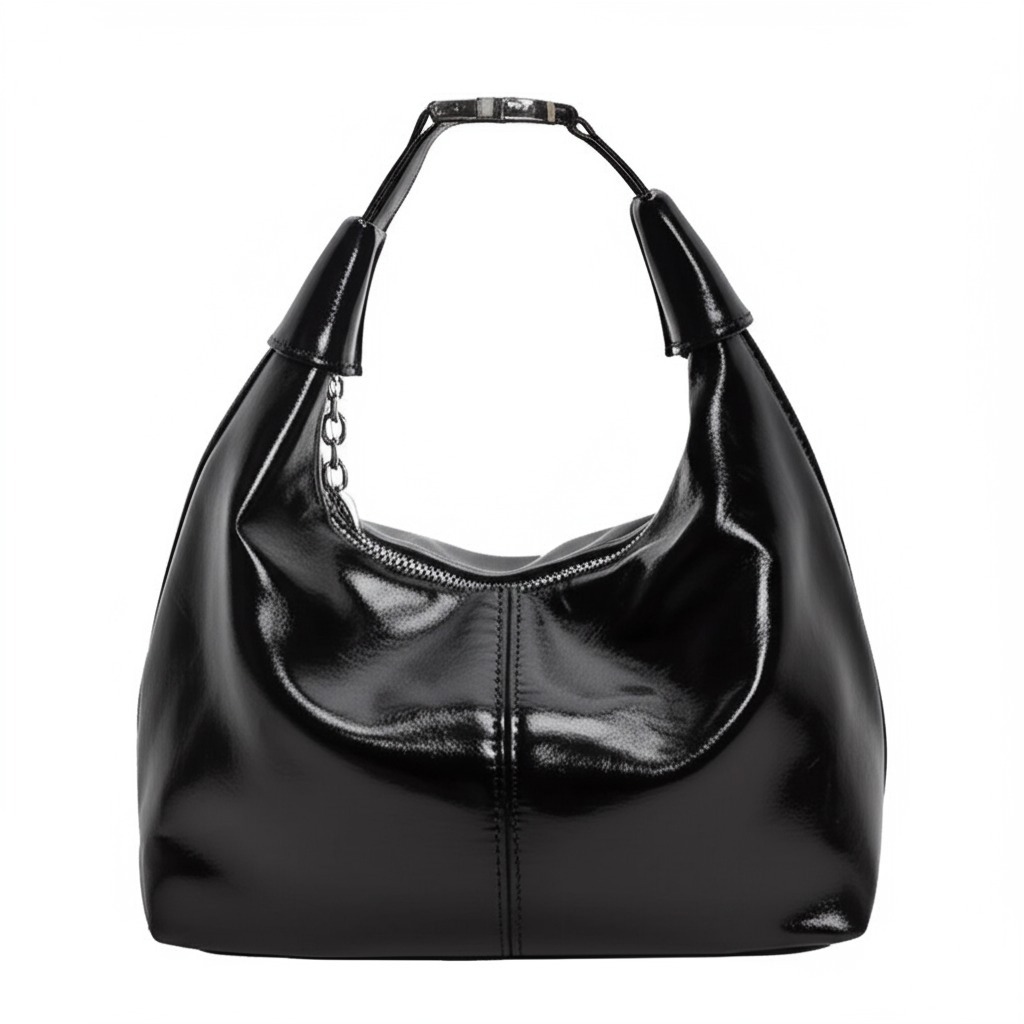 Black Leather Handbag