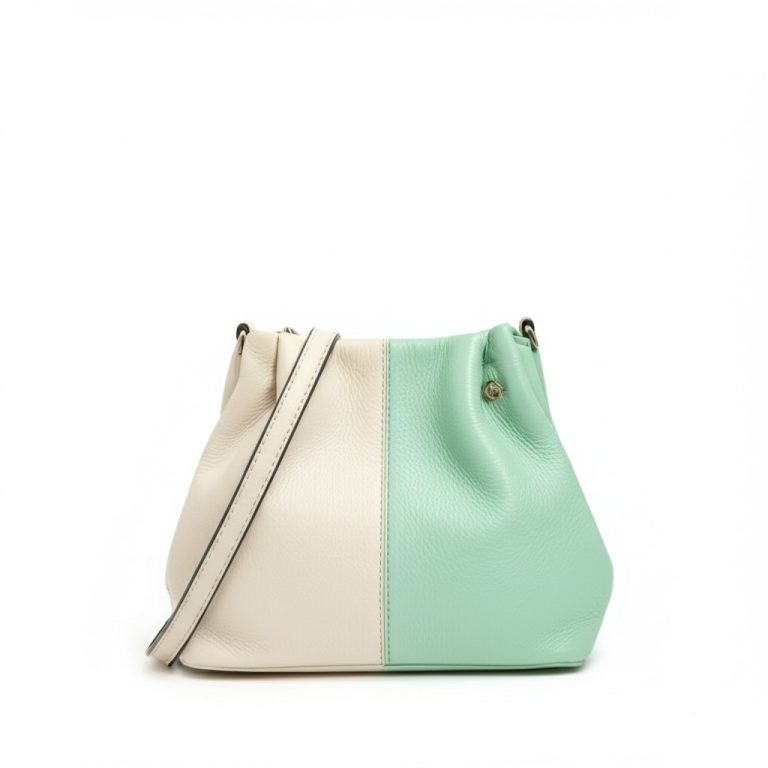 Two-Tone Shoulder Bag