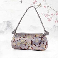 Embroidered Silk Handbag