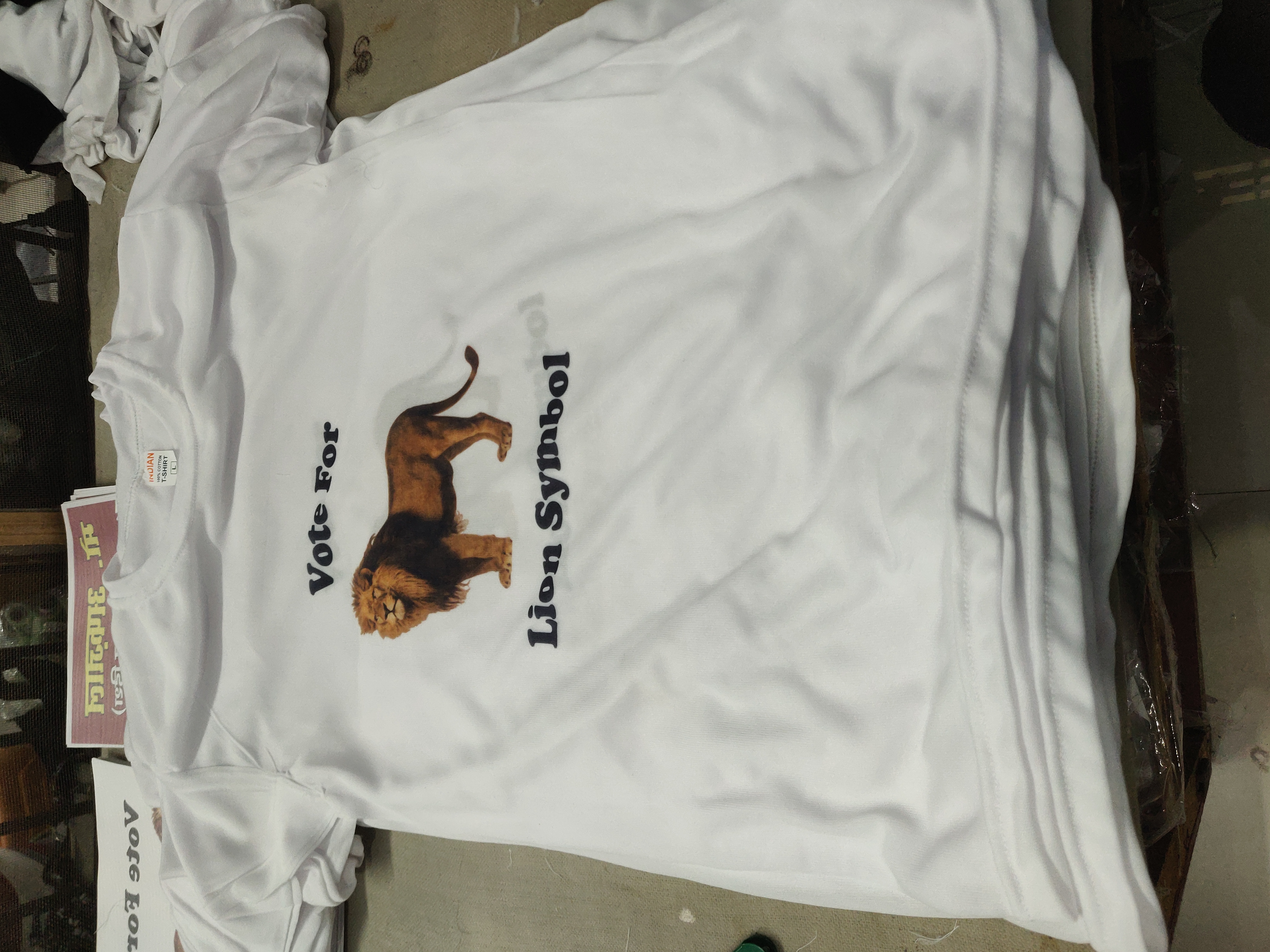Custom Printed White T-Shirt