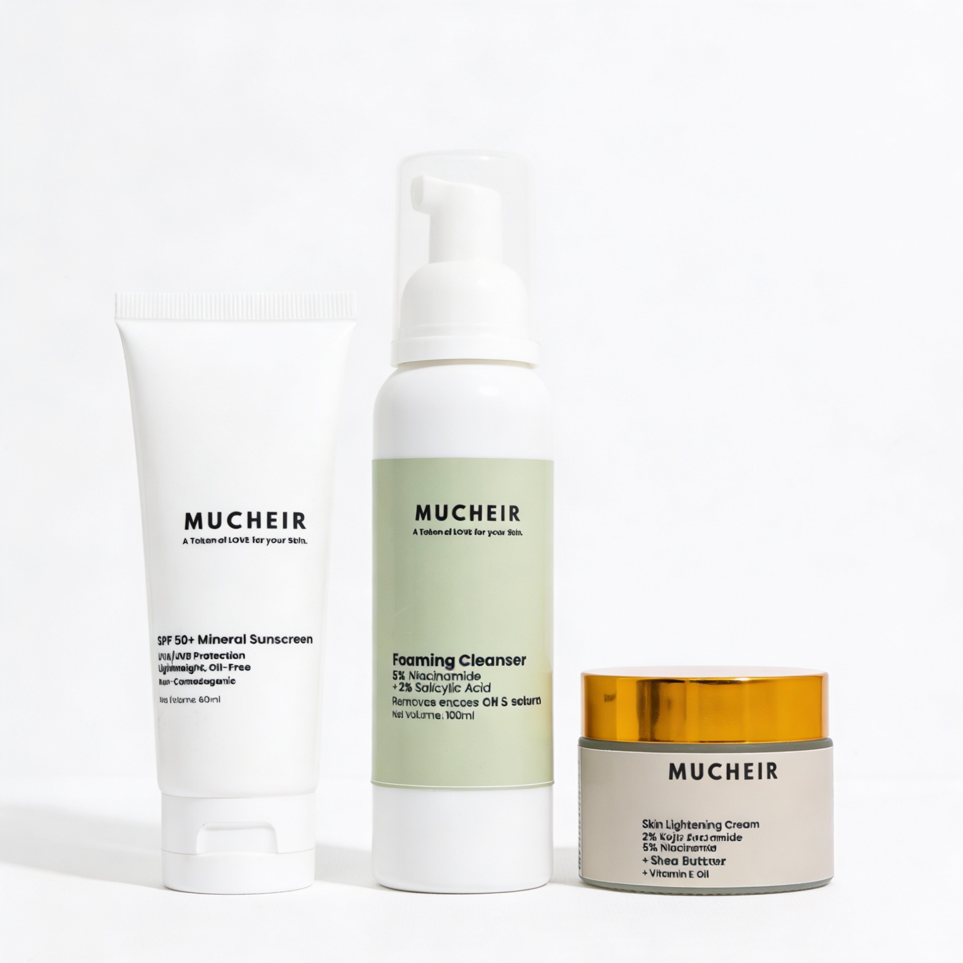 Earthlight Trio— Everyday Skincare Bundle.