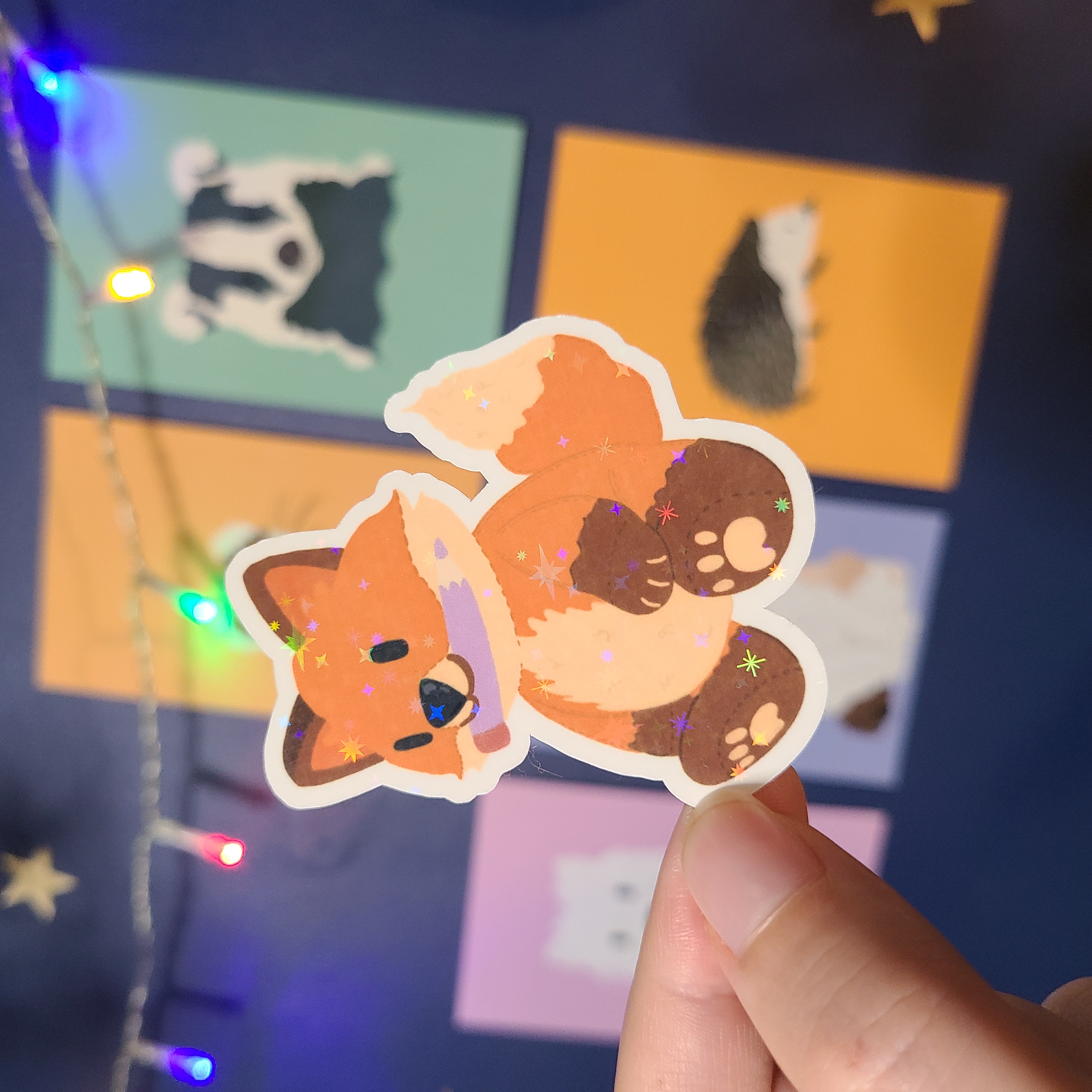 Cute Fox Vinyl Sticker