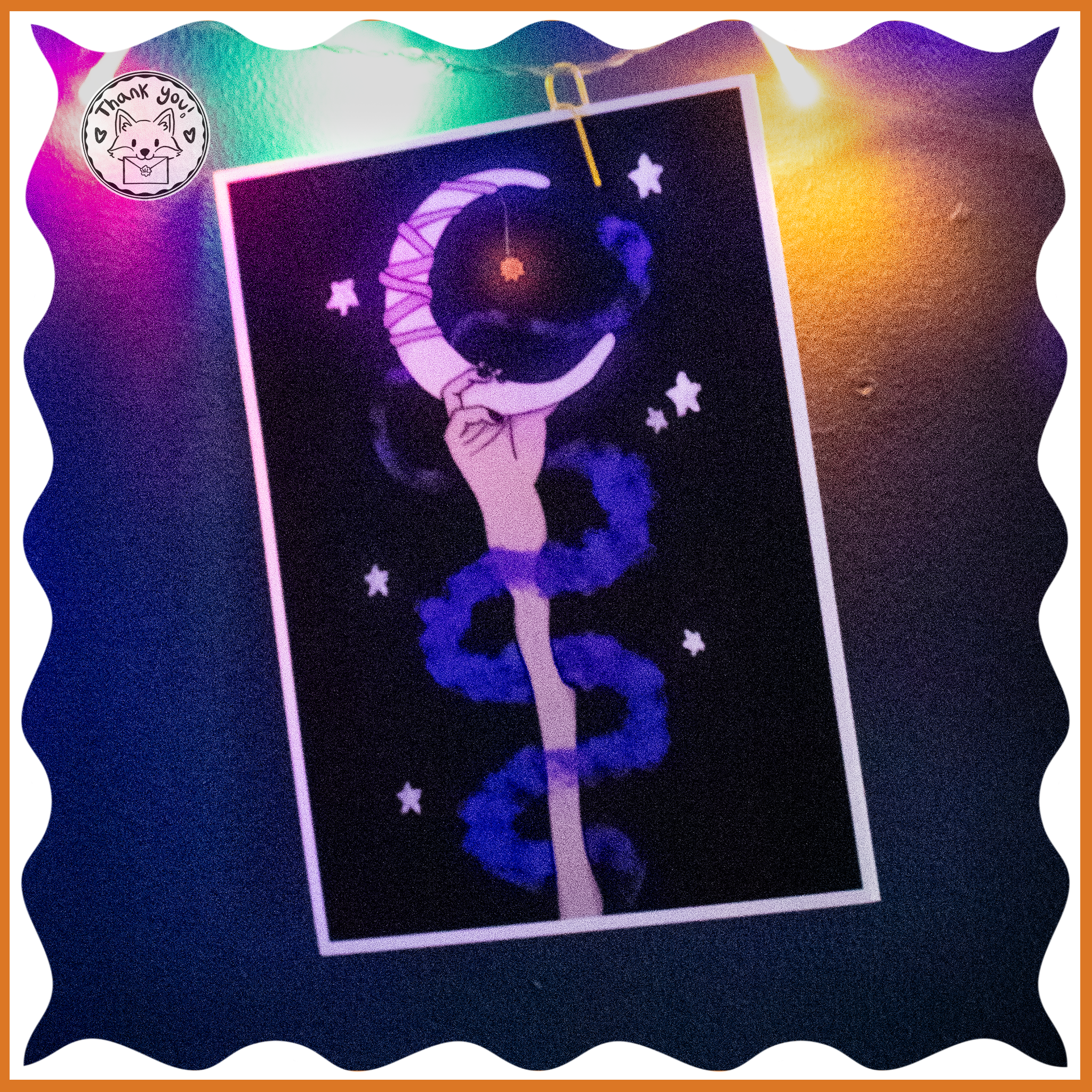 Moonlit Hand Art Print