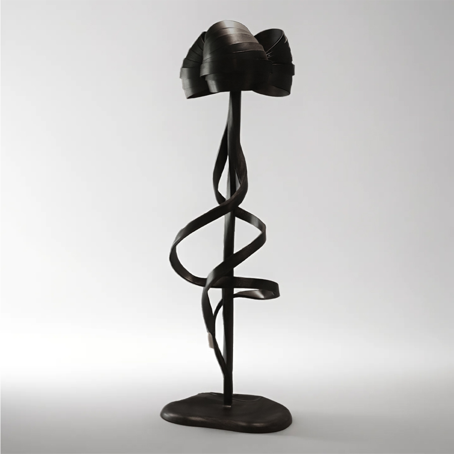 Raka black fluentum lamp
