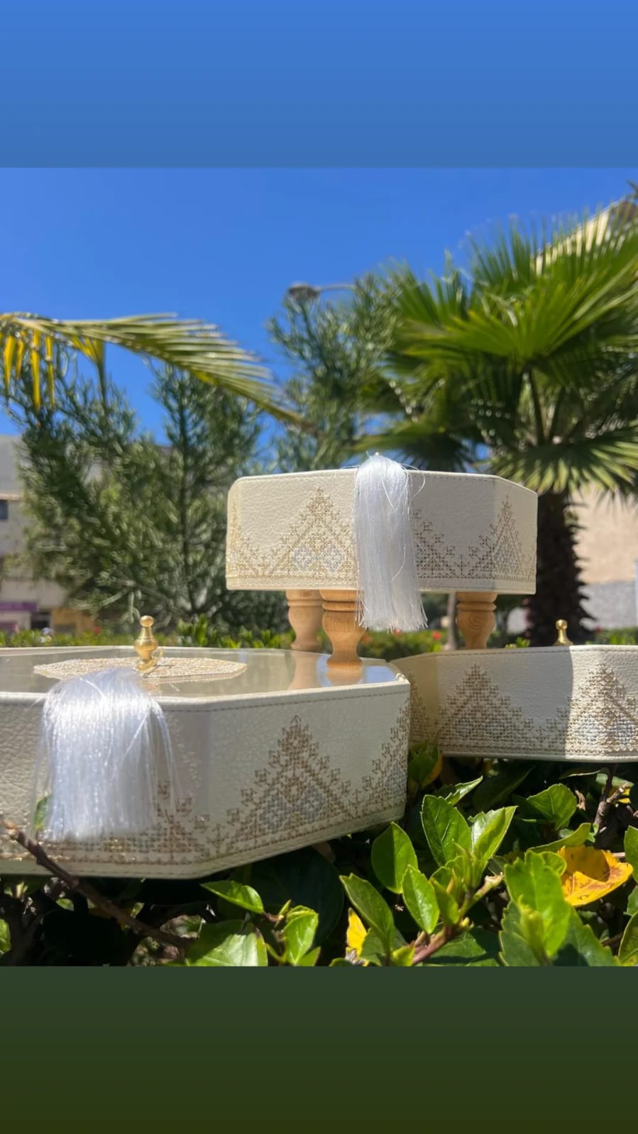 Plateaux de service décoratifs